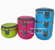 【不銹鋼彩色塑鋼飯盒】價格,廠家,圖片,彩塘凱迪克不銹鋼制品廠-中國行業信息網